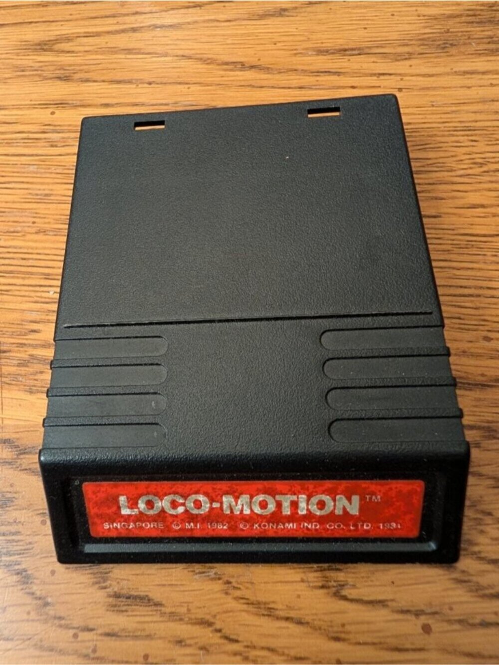 Vintage 1982 Mattel Intellivision Loco-Motion Konami Video Game